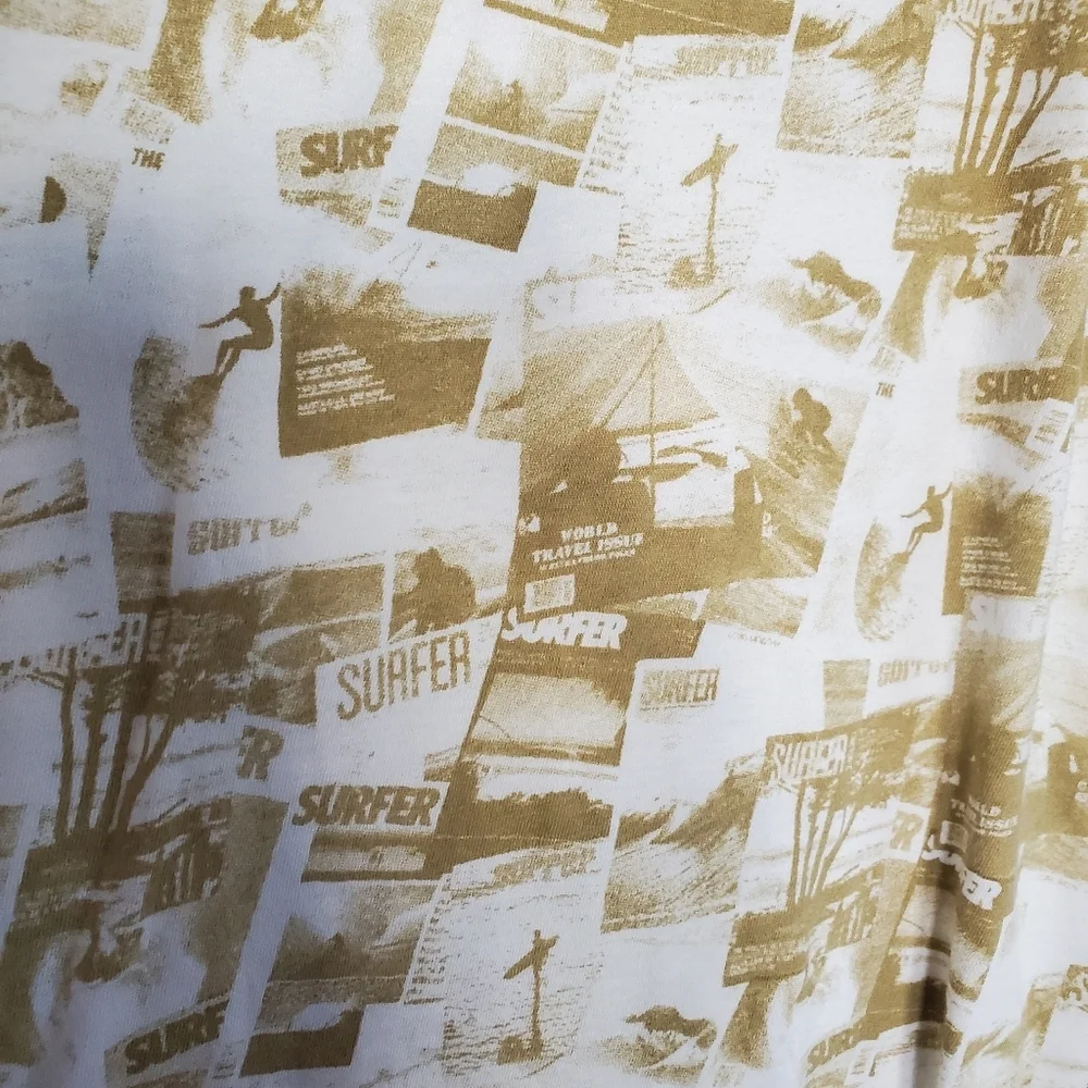 Surfer Magazine Long Sleeves T-shirt Pullover Vintage Look Graphic Size XXL
